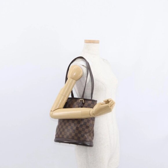 LOUIS VUITTON Damier Ebene Marais Shoulder Bag N42240 LV Auth BA8575